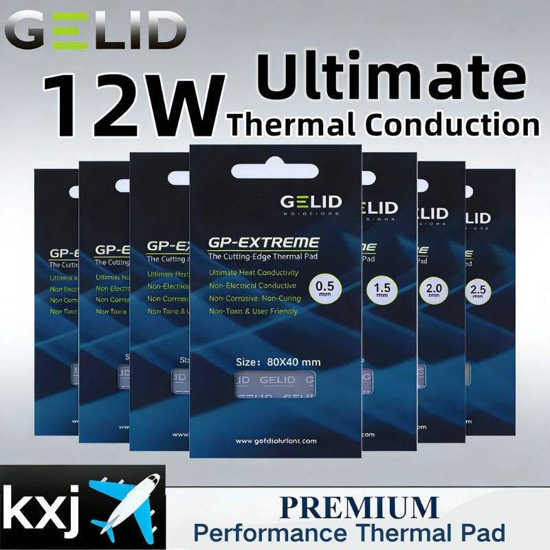 Thermal Paste - GELID サーマルパッド 高性能放熱シリコンパッド GPU CPU ヒートシンク冷却用