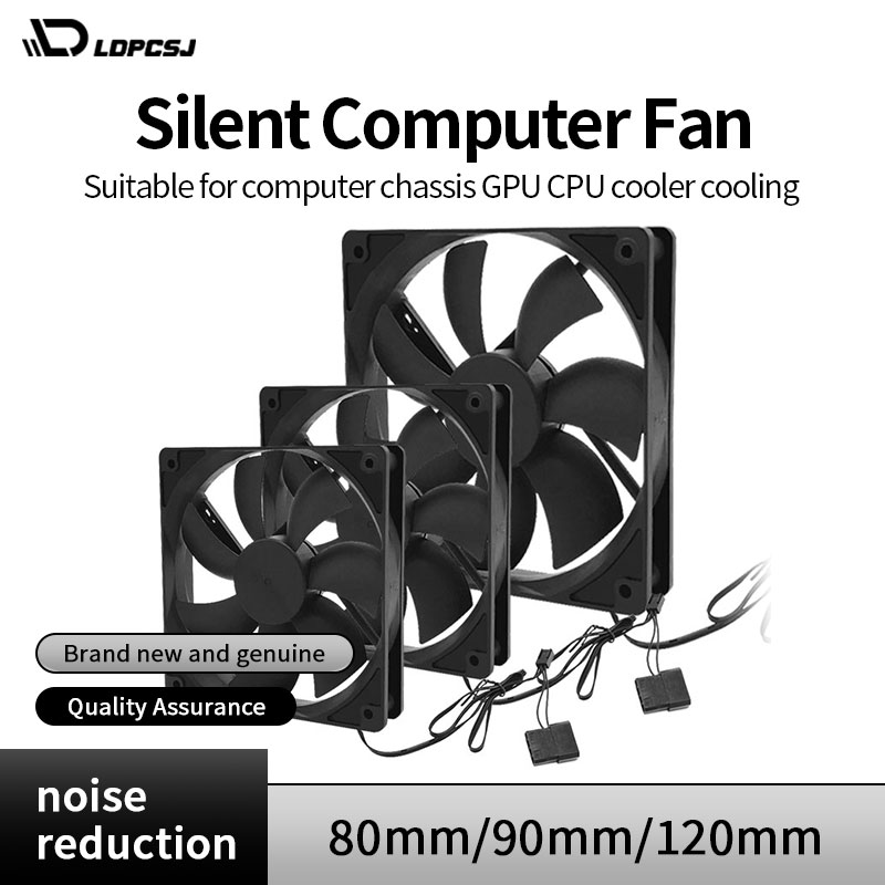 Gpu Cooler - 80 ミリメートル 90 ミリメートル 120 ミリメートル静音コンピュータファンサイレント