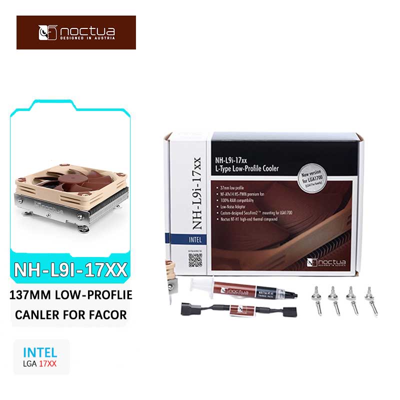 Air Cooler Cpu - Noctua NH-L9i-17xx 2 ヒートパイプ薄型 CPU クーラー