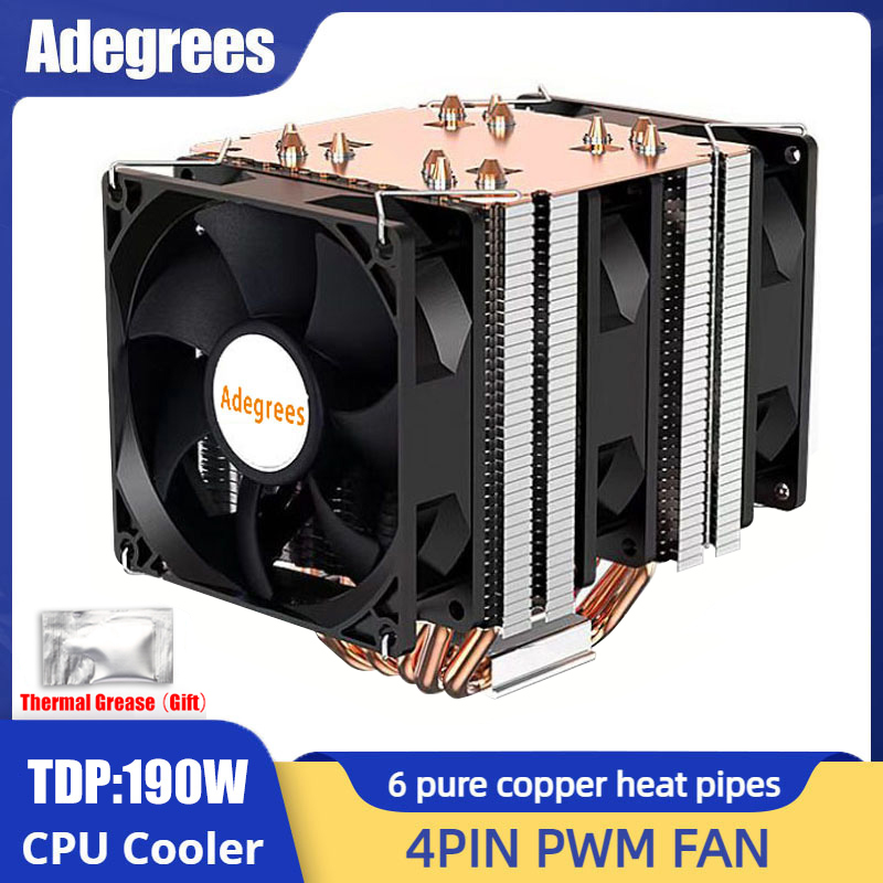 Cpu Cooler - 6 ヒートパイプ CPU クーラー 4Pin PWM