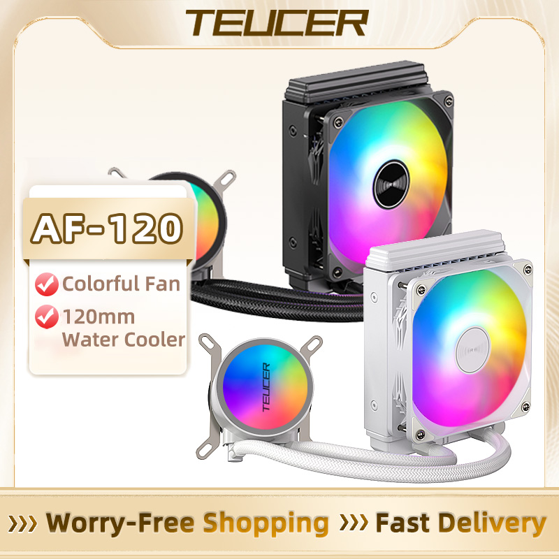 Aio Liquid Cooler - TEUCER AF-120 水クーラー 12 センチメートル RGB