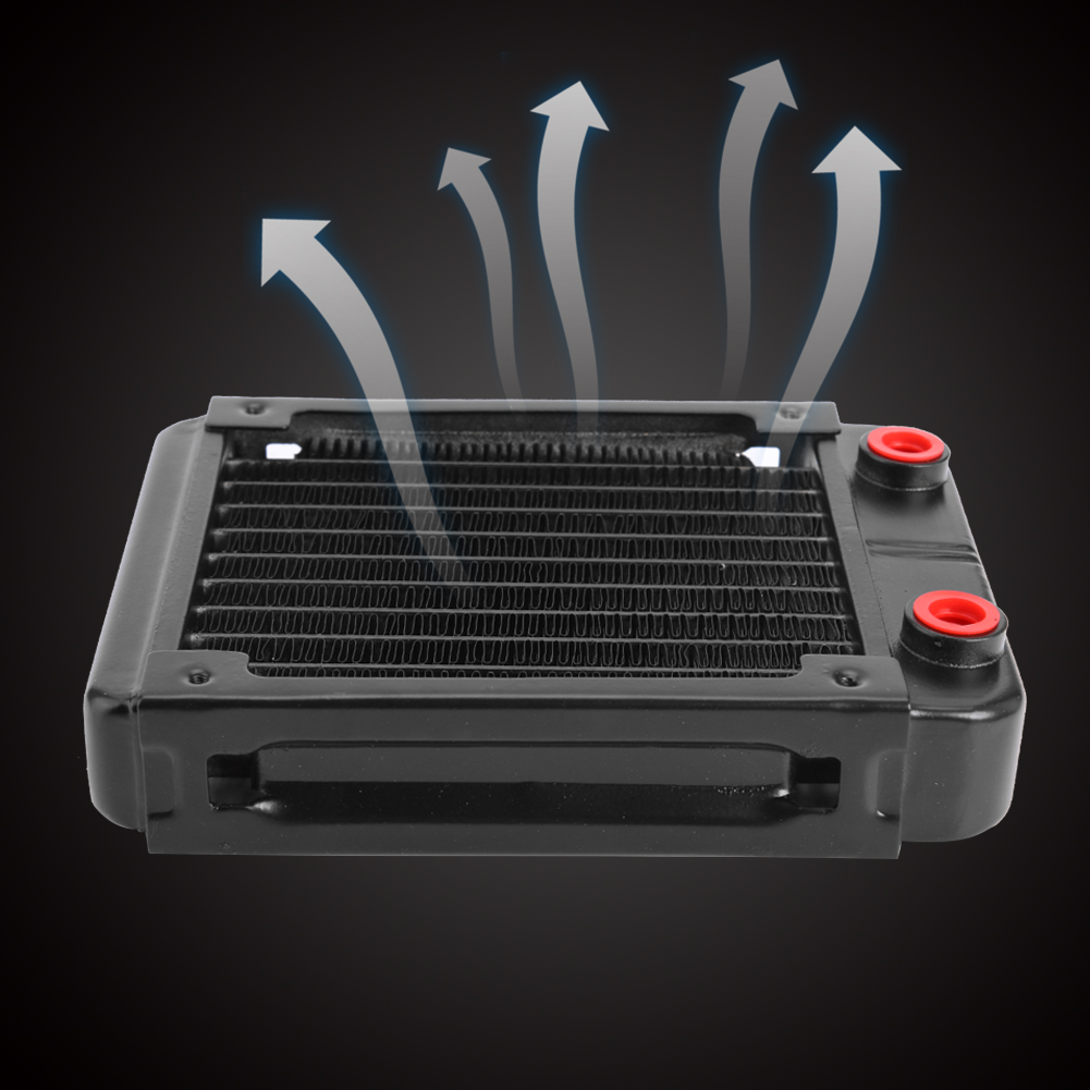 120mm水冷ラジエーター G1/4ネジ ヒートローラジエー - Aio Liquid Cooler のレビューと価格