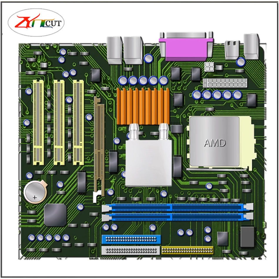 40 80mm CPU アルミ水冷ヒートシンク 液体冷却水プ - Heatsink のレビューと価格