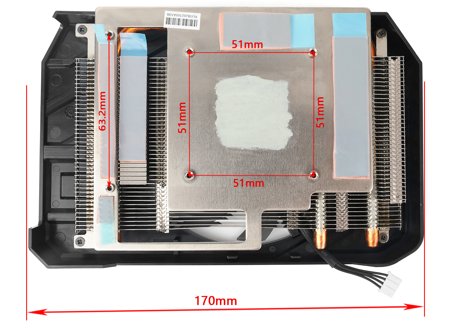95ミリメートルGAA8S2H gpuグラフィックスカードヒ - Gpu Cooler のレビューと価格