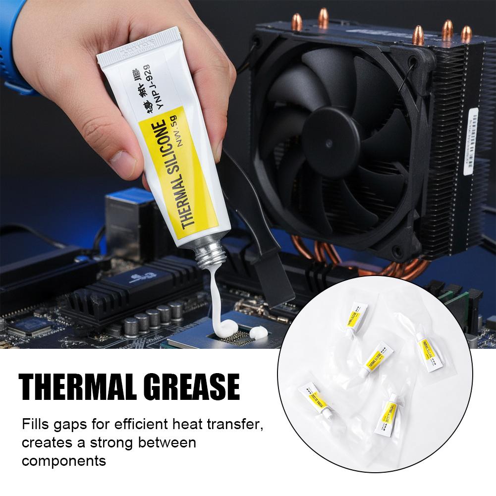 5 グラム熱伝導性接着剤強力な粘着性シリコーンペーストヒート - Thermal Paste のレビューと価格