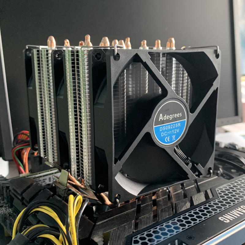 6本のヒートパイプを搭載したCPU空冷クーラー。Intel  - Cpu Cooler のレビューと価格